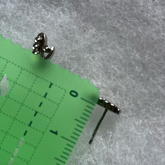 👁️ 925 silver studs long post - Picture 3 of 3